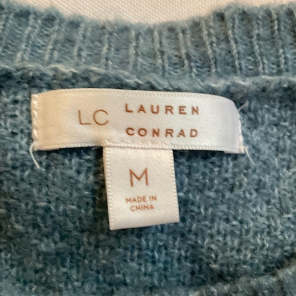 LC Lauren Conrad Blue Knit Sweater - Picture 4 of 10